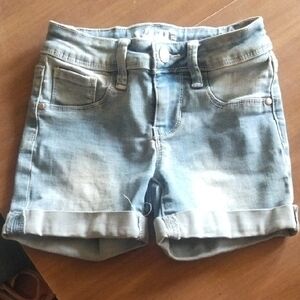 YMI Light Blue Kids Denim Shorts